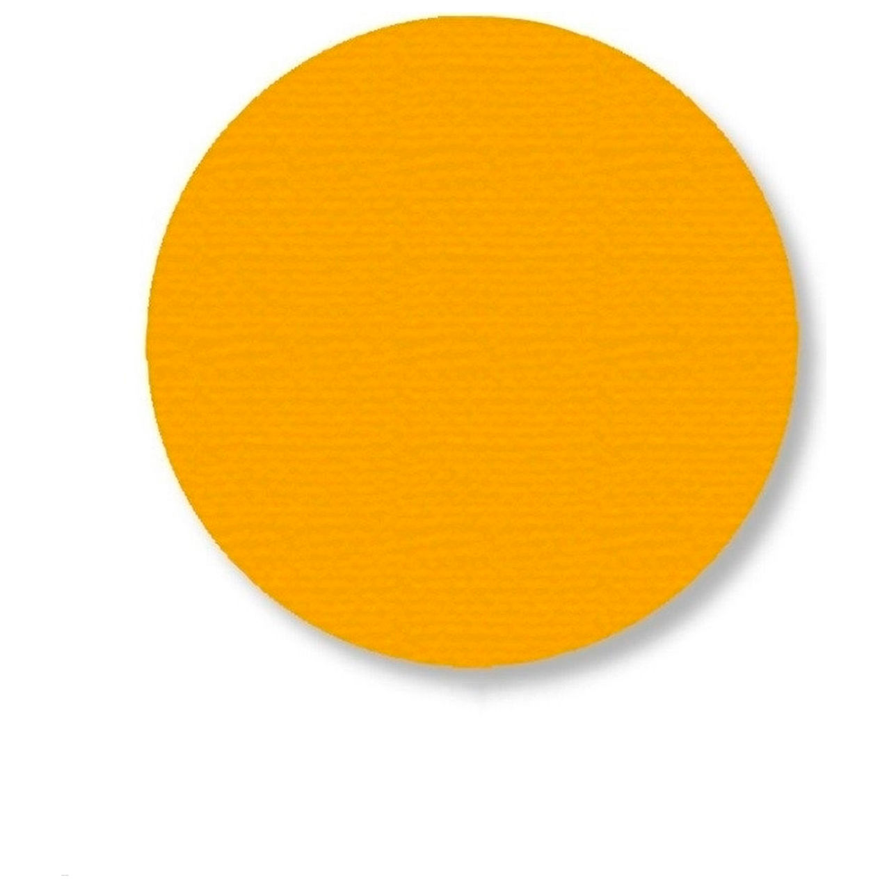 Floor Tape Dots, 3-1/2" W x 3-1/2" L, Yellow, 102/Pack