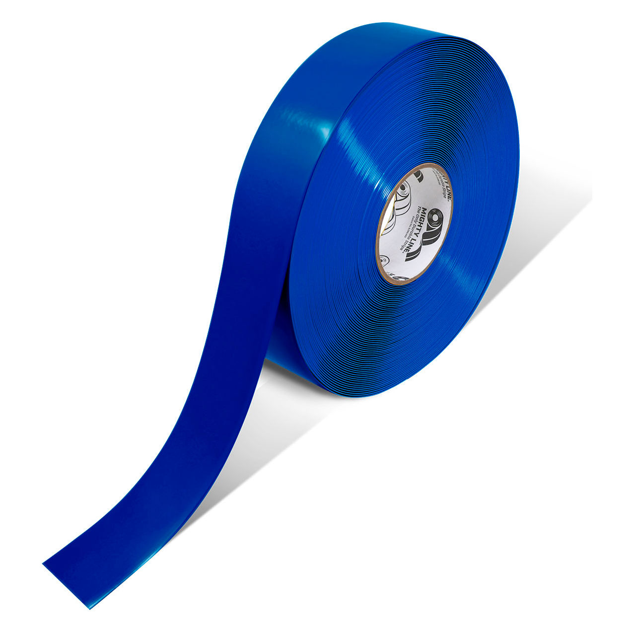 Safety Floor Tape, 2"W x 100'L, 50 Mil, Solid, Blue