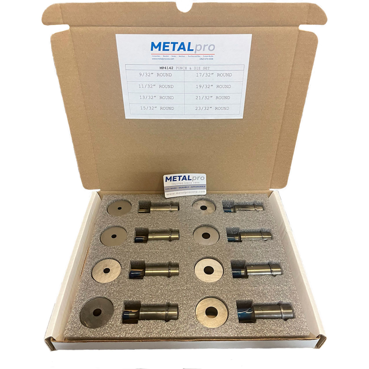 Starter Set, 9/32 to 23/32 Round