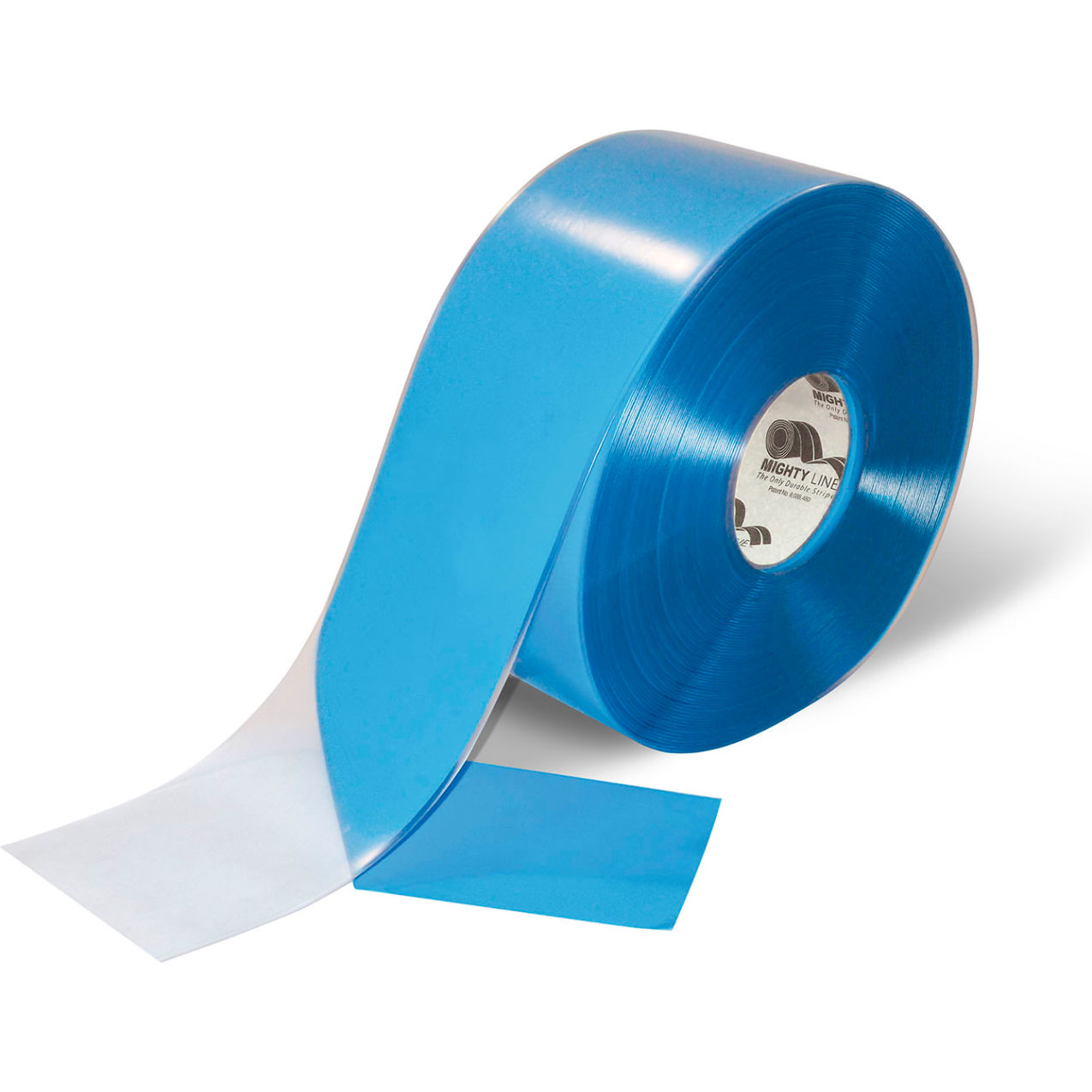 Polyester Safety Floor Tape, 4"W x 100'L, 50 Mil, Clear