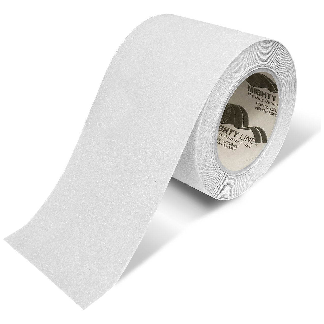 Anti-Slip Floor Tape, 4"W x 60'L, Glow/White