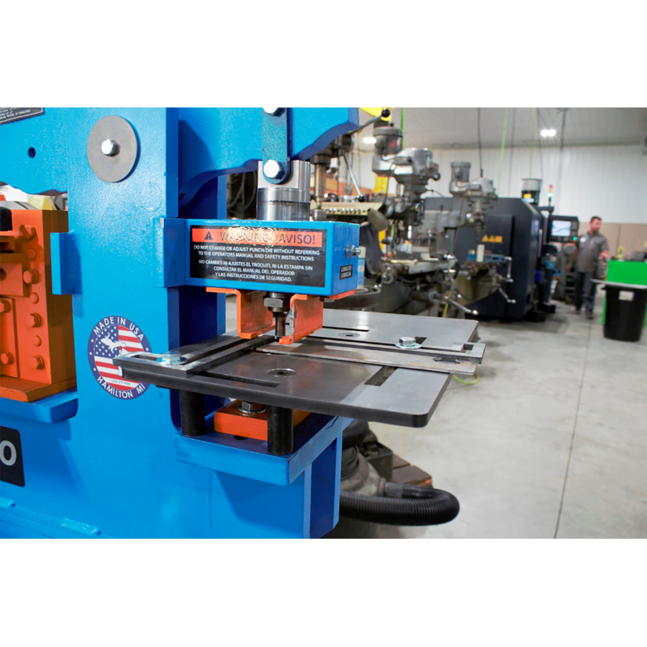 Punch Station Plate, Compatible with MP4500FS & MP5000FS