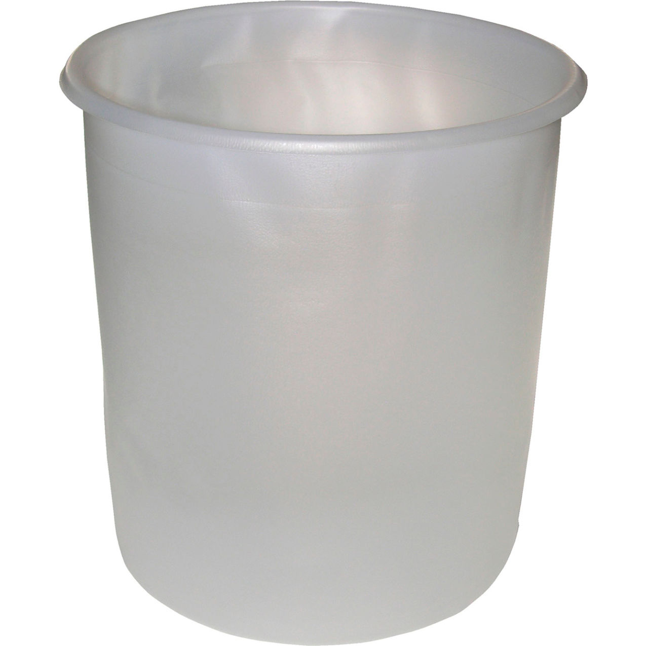 High Density Polyethylene Pail Liner, 15 Mil Thick, 5 Gallon Capacity, Clear, Pack of 5