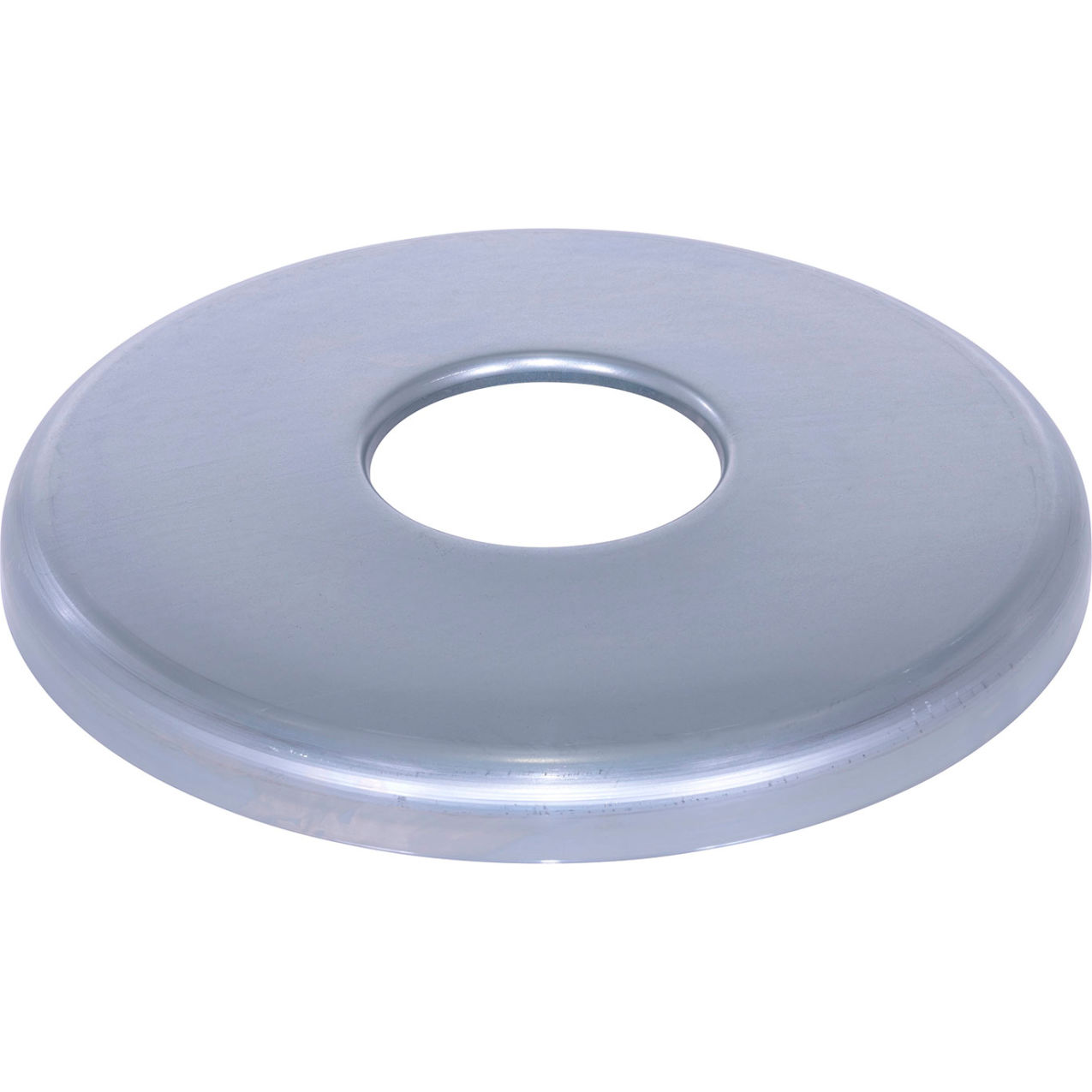 Galvanized Can Bag Holder For 55 Gallon Open Head Drum, 8" Opening Dia., Silver