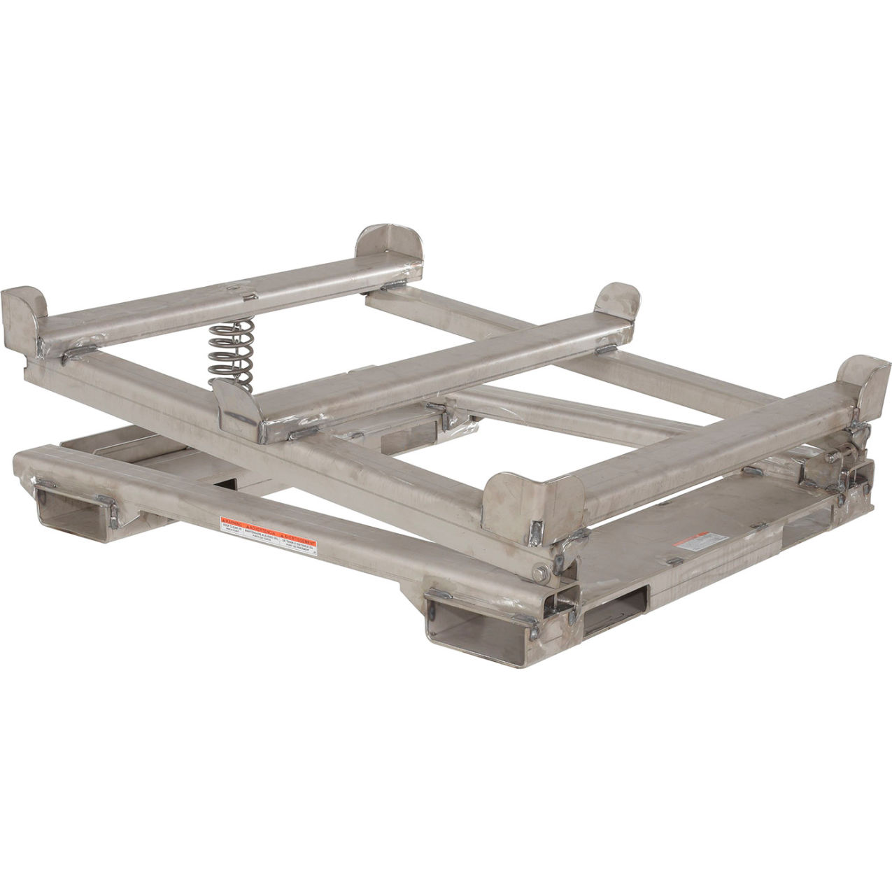 Stainless Steel Intermediate Bulk Container Tilt Stand w/ Fork Pockets, 4400 lb. Cap.