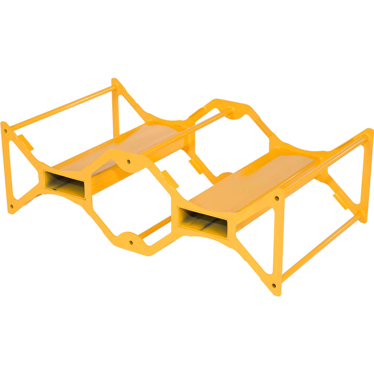 Drum Rack with Fork Pockets For 30 or 55 Gallon Drums, 2400 lb. Cap, 48"W x 27"D x 15"H