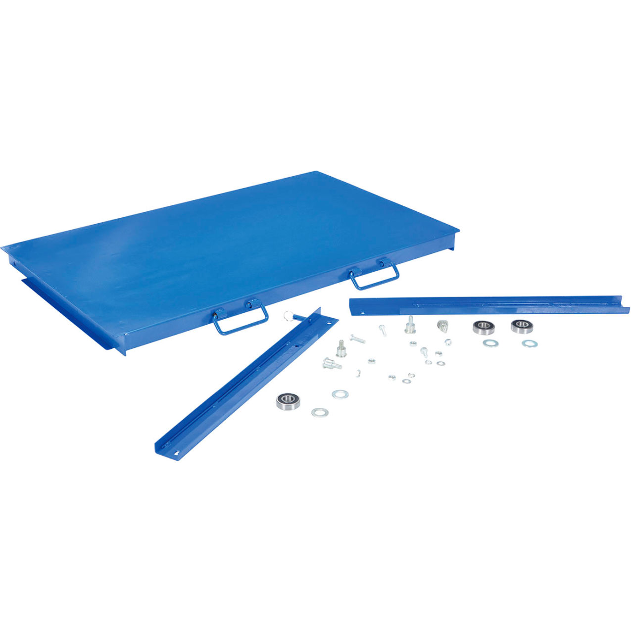 Heavy Duty Roll-Out Shelving Additional Shelf For VRSOR Models, 51-1/4"W x 32"D, Blue