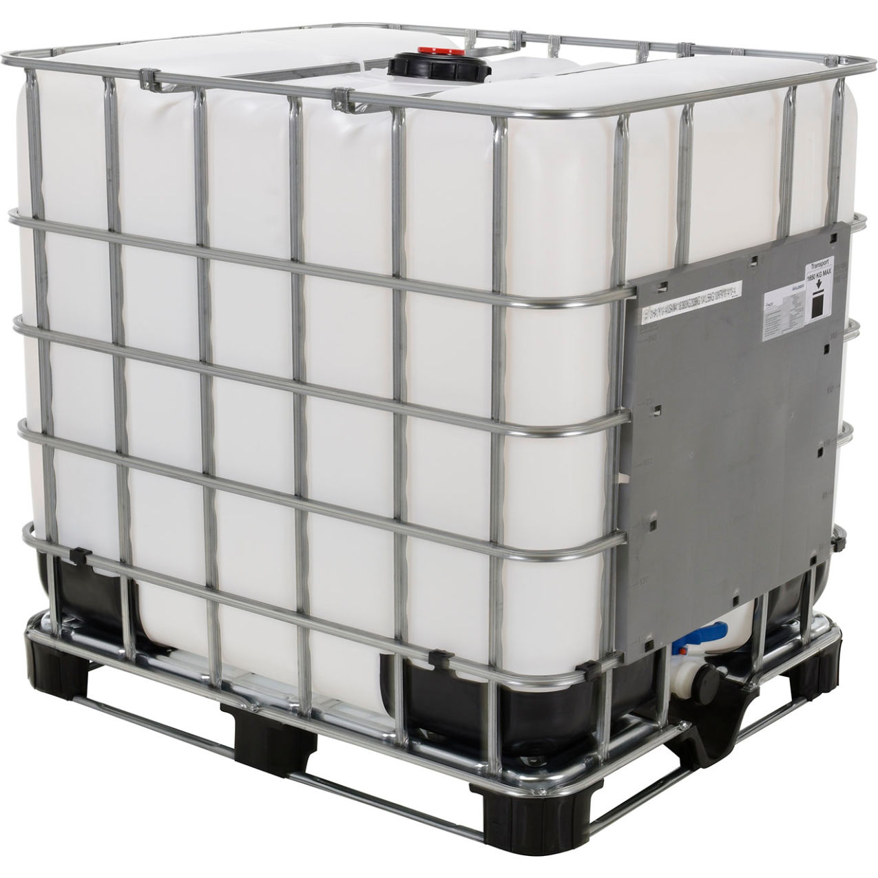 IBC Intermediate Bulk Container, 275 Gallon Capacity, 48"L x 40"W x 46-1/2"H