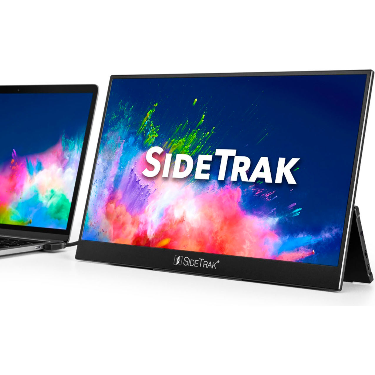 SideTrak Solo Pro HD 15-13/16" Freestanding Portable Monitor, Black