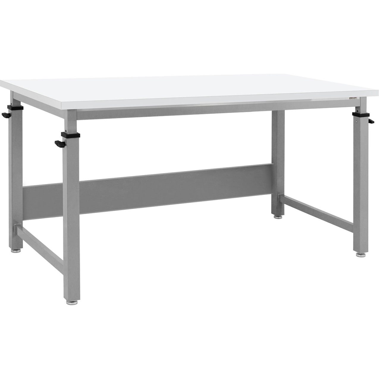 Cleveland Workbench, 60 x 36", Adjustable Height, Formica Laminate Top, Gray