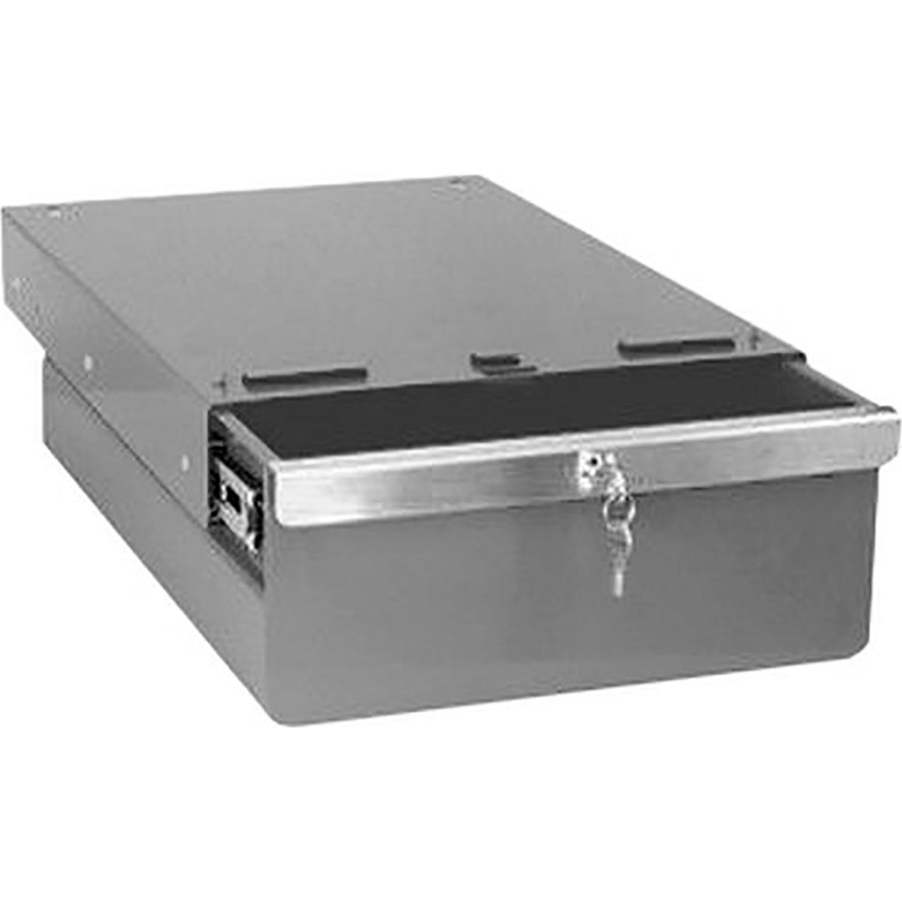 Stainless Steel Drawers, 14-1/2"W x 20"D x 6"H, Gray Frame