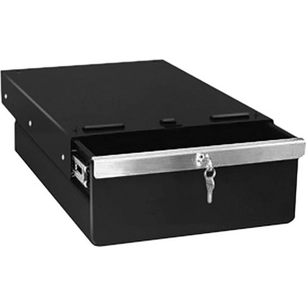 Stainless Steel Drawers, 14-1/2"W x 20"D x 4"H, Black Frame