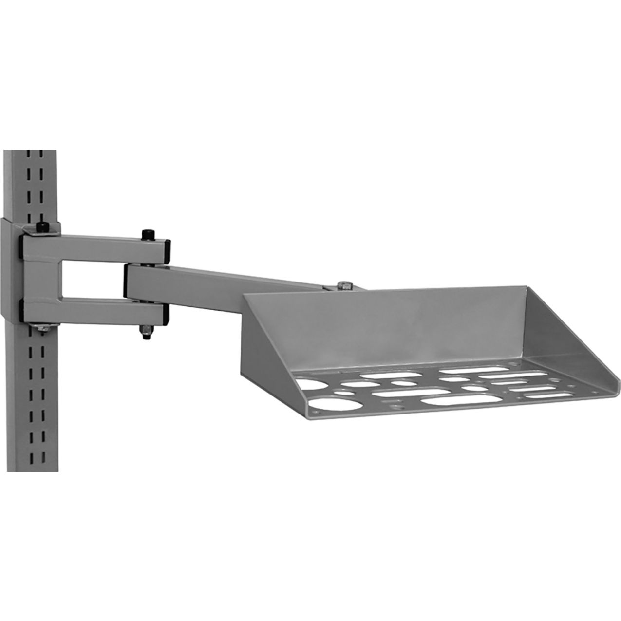 Articulating Tool Holder, 12"W x 6"D, Gray