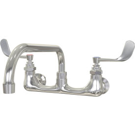 8" Center Wall Mount Faucet, 12" Swivel Spout, Flow Rate 2 GPM