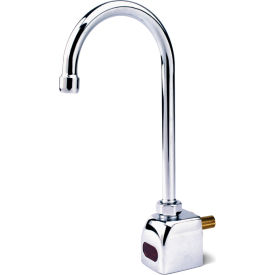 Splash Mount Sensor Faucet, 10" Swivel Spout, Flow Rate 0.5 GPM