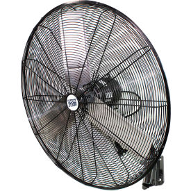 30" Industrial Wall Mounted Oscillating Fan, 3 Speed, 4800 CFM, 1/5 HP
