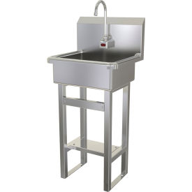Floor Mount Sink with AC Powered Sensor, 2.0 GPM
