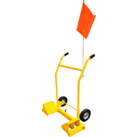 Heavy Duty Mobile Wheel Chock, Adjustable Width, 25"L x 40"W x 96"H