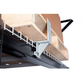 WorldStop Single Row Pallet Safety Stop, 3"L