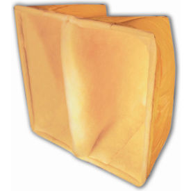 Paint Booth Pocket Filter, NESHAP, 2 Pockets, 20"L x 20"W x 15"D
