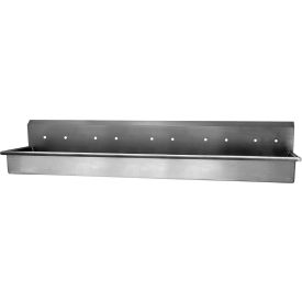 Wall Mount Wash Station with 8" OC Faucet Mounting Holes, 16 Gauge