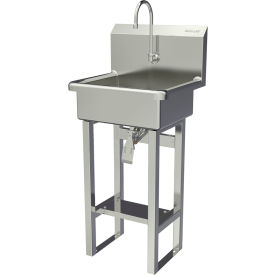 Floor Mount Sink with Single Knee Valve, 2.0 GPM