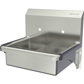 Wall Mount Sink with 8" OC Holes Only, 16 Gauge