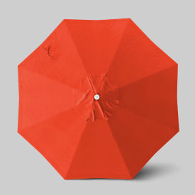 Venture 9' Patio Umbrella, Ashwood Simulation Pole, Olefin Sunset