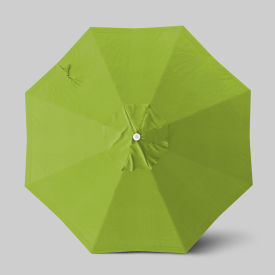 Venture 9' Patio Umbrella, Ashwood Simulation Pole, Sunbrella Macaw