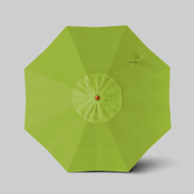 Venture 7-1/2' Patio Umbrella, Teak Simulation Pole, Sunbrella Macaw