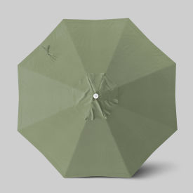 Venture 9' Patio Umbrella, Ashwood Simulation Pole, Sunbrella Spa
