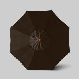 Venture 7-1/2' Patio Umbrella, Teak Simulation Pole, Sunbrella Bay Brown