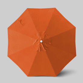 Venture 9' Patio Umbrella, Ashwood Simulation Pole, Sunbrella Tuscan