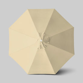 Venture 11' Patio Umbrella, Ashwood Simulation Pole, Sunbrella Antique Beige