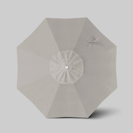 Venture 7-1/2' Patio Umbrella, Ashwood Simulation Pole, Sunbrella Granite