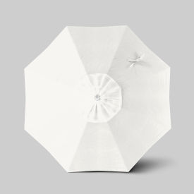 Venture 7-1/2' Patio Umbrella, Ashwood Simulation Pole, Sunbrella Natural
