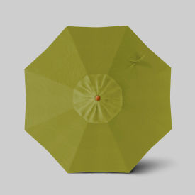 Venture 7-1/2' Patio Umbrella, Teak Simulation Pole, Olefin Kiwi