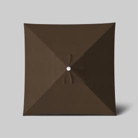 Venture 6' x 6' Patio Umbrella, Ashwood Simulation Pole, Sunbrella Cocoa