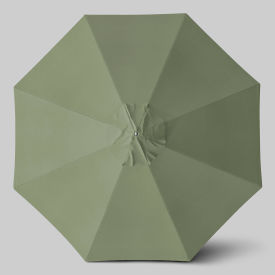 Newport 11' Patio Umbrella, Matte White Pole, Sunbrella Spa