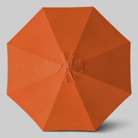 Newport 11' Patio Umbrella, Silver Anodized Pole, Sunbrella Tuscan