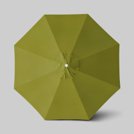 Venture 11' Patio Umbrella, Ashwood Simulation Pole, Olefin Kiwi