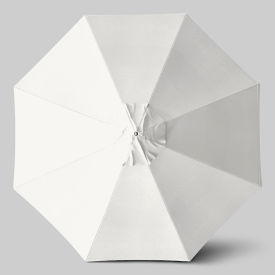 Newport 11' Patio Umbrella, Silver Anodized Pole, Sunbrella Natural