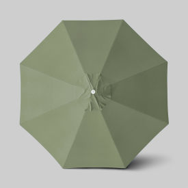 Venture 11' Patio Umbrella, Ashwood Simulation Pole, Sunbrella Spa
