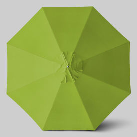 Newport 11' Patio Umbrella, Ashwood Simulation Pole, Sunbrella Macaw