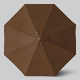 Newport 11' Patio Umbrella, Black Pole, Sunbrella Teak