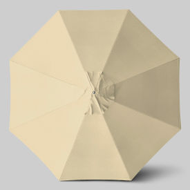 Newport 11' Patio Umbrella, Black Pole, Sunbrella Antique Beige