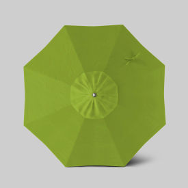 Newport 7-1/2' Patio Umbrella, Matte White Pole, Sunbrella Macaw
