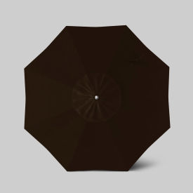 Newport 7-1/2' Patio Umbrella, Teak Simulation Pole, Sunbrella Bay Brown
