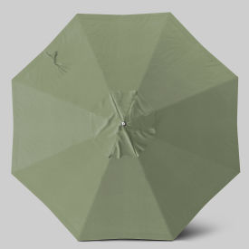 Newport 9' Patio Umbrella, Matte White Pole, Sunbrella Spa