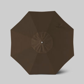 Newport 7-1/2' Patio Umbrella, Ashwood Simulation Pole, Sunbrella Cocoa